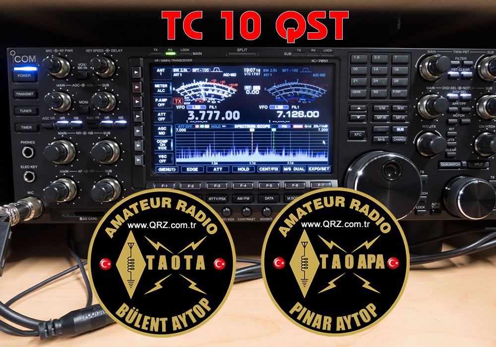 TC 10 QST 06.05.2020 3.777 kHz Çevrim yapılacaktır.